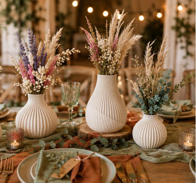 Vases champêtres